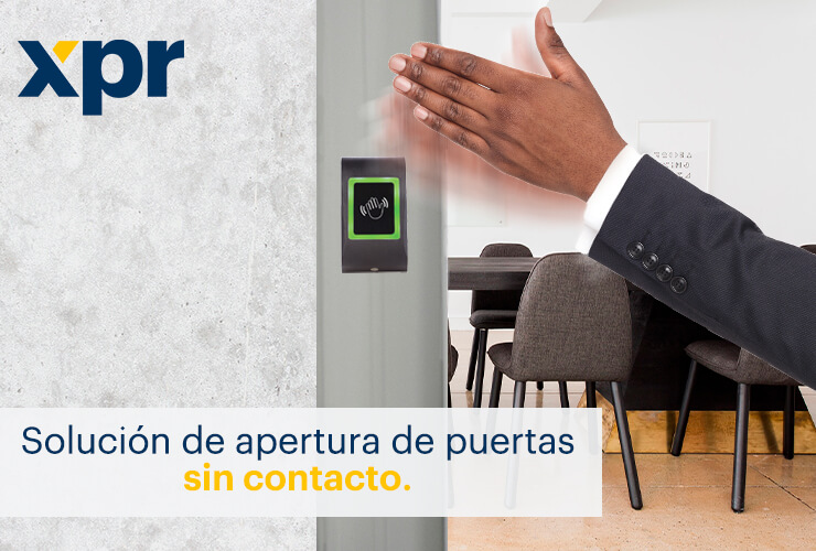 El MTT-IR es el nuevo pulsador de salida infrarrojo XPR con activación de relé por movimiento de mano