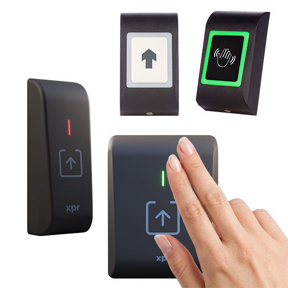 Pulsadores de salida