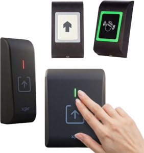 Pulsadores de salida