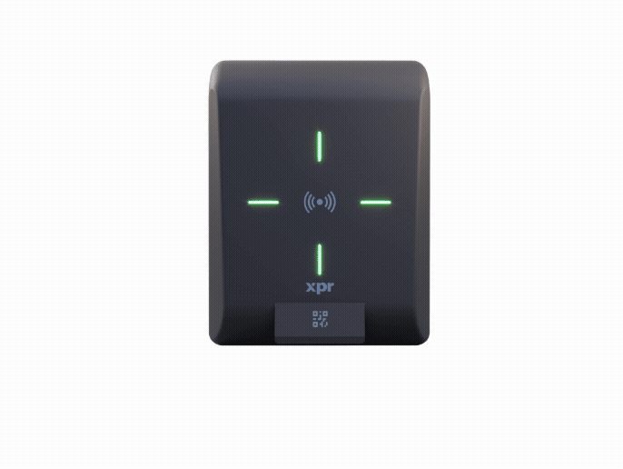 Front intersected tricolour LED