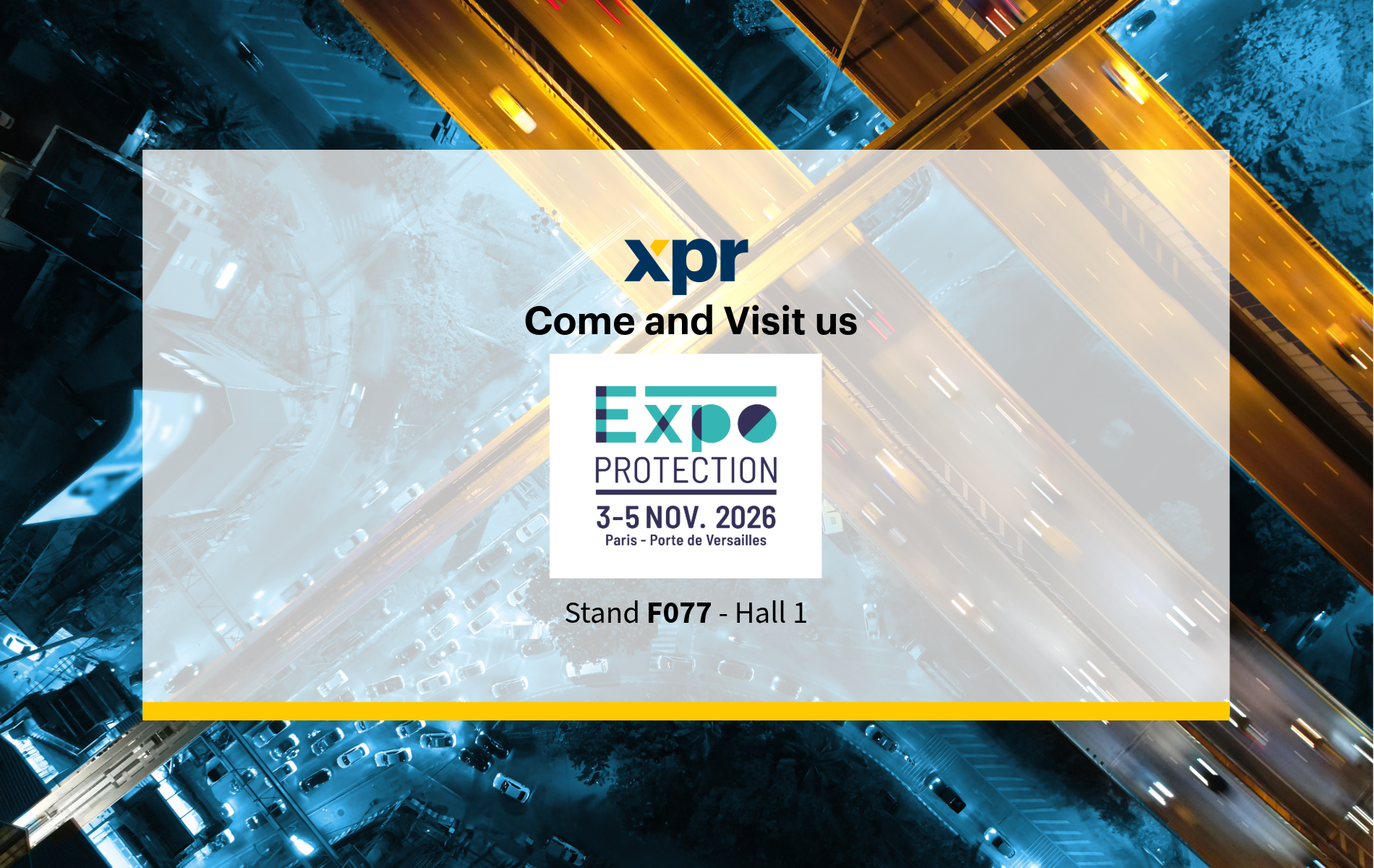 We’re exhibiting at Expoprotection 2026 in Paris!